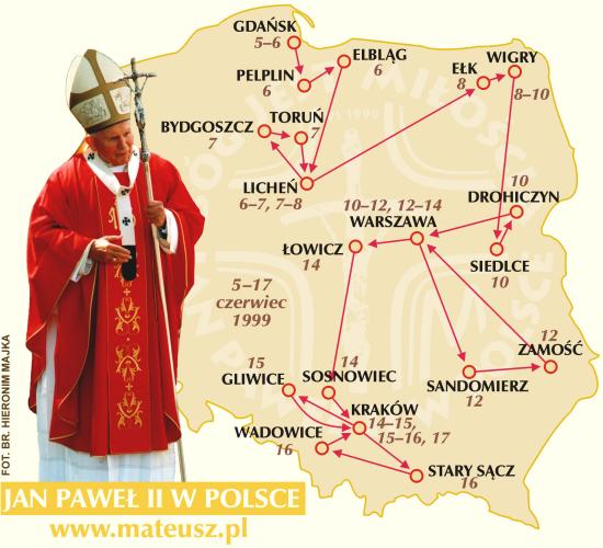 Jan Pawe� II w Polsce