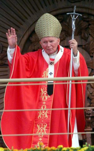 Papie� w Polsce - Msza �w. na sopockim hipodromie. 
Fot. PAP/Radek Pietruszka