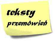 TEKSY PRZEMÓWIEŃ